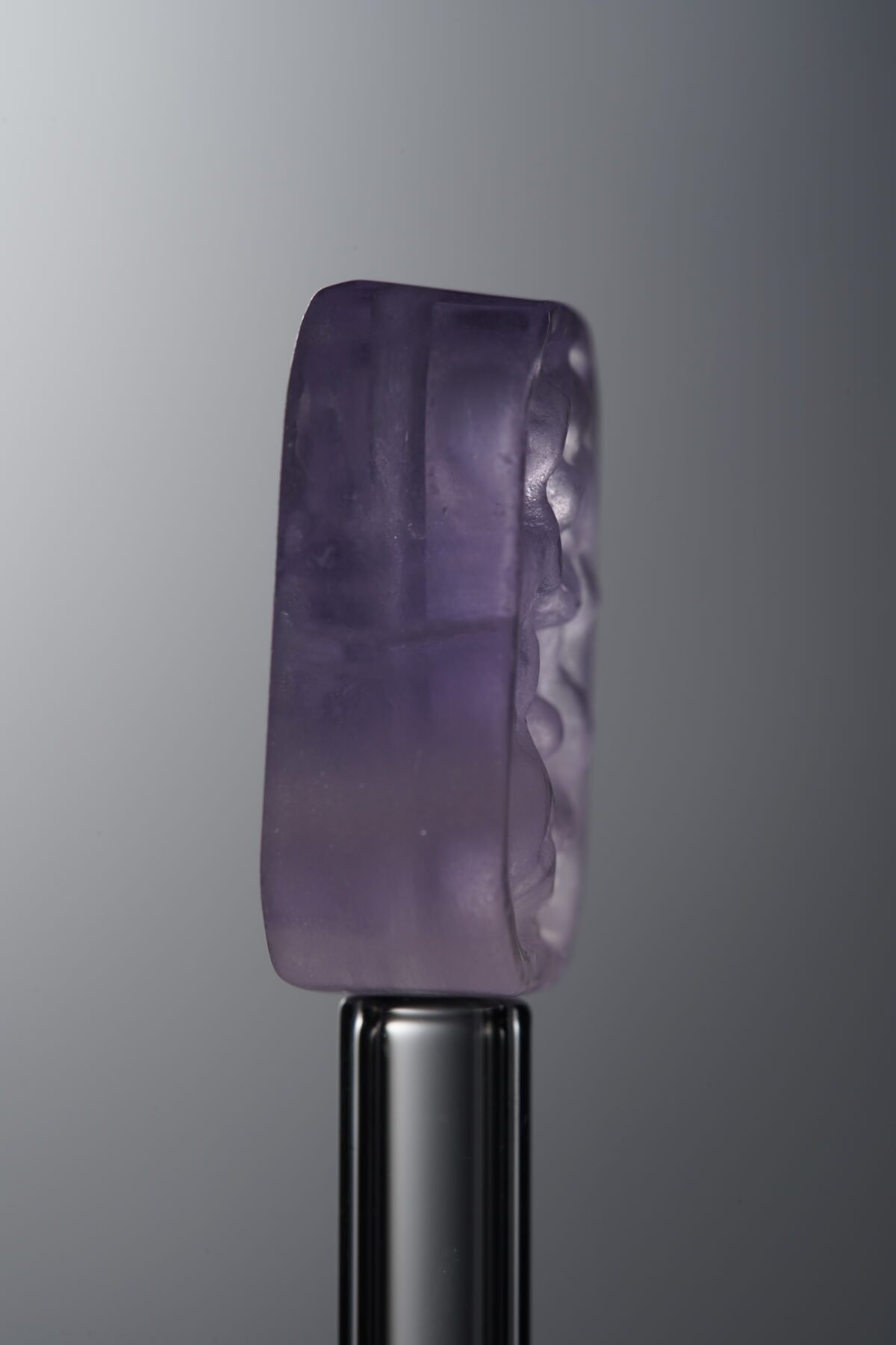 Fluorite-Purple-Double-flower Rectangle Plaque-18mm - Image 4