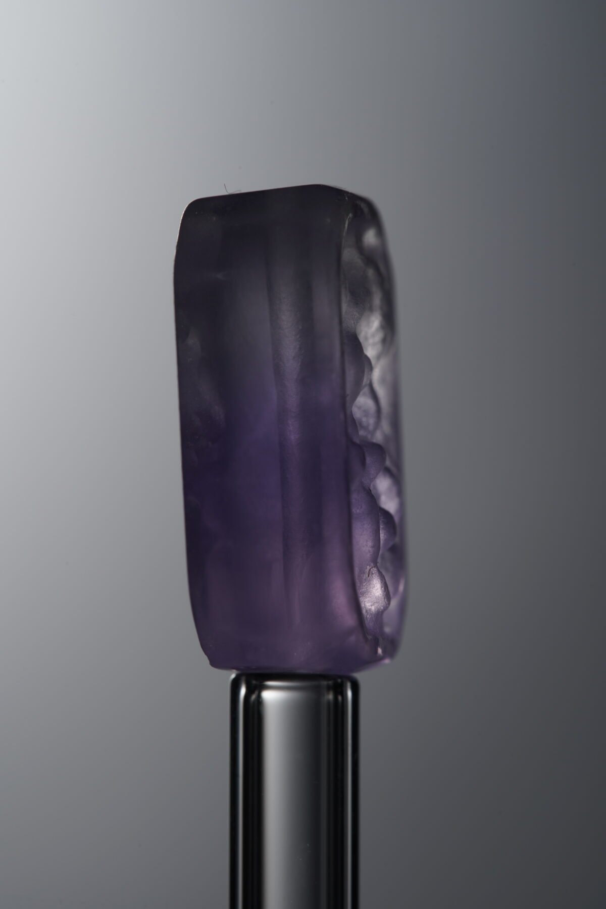 Fluorite-Purple-Double-flower Rectangle Plaque-18mm - Image 3