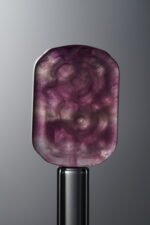 Fluorite-Red-Double-flower Rectangle Plaque-18mm