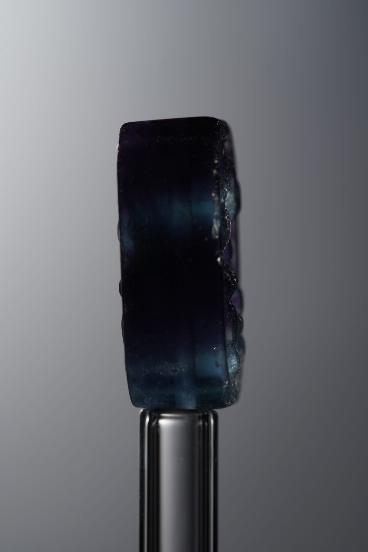 Fluorite-Blue-Double-flower Rectangle Plaque-18mm - Image 4