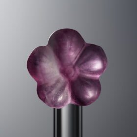 Fluorite-Red-Five-petaled Flower-13mm