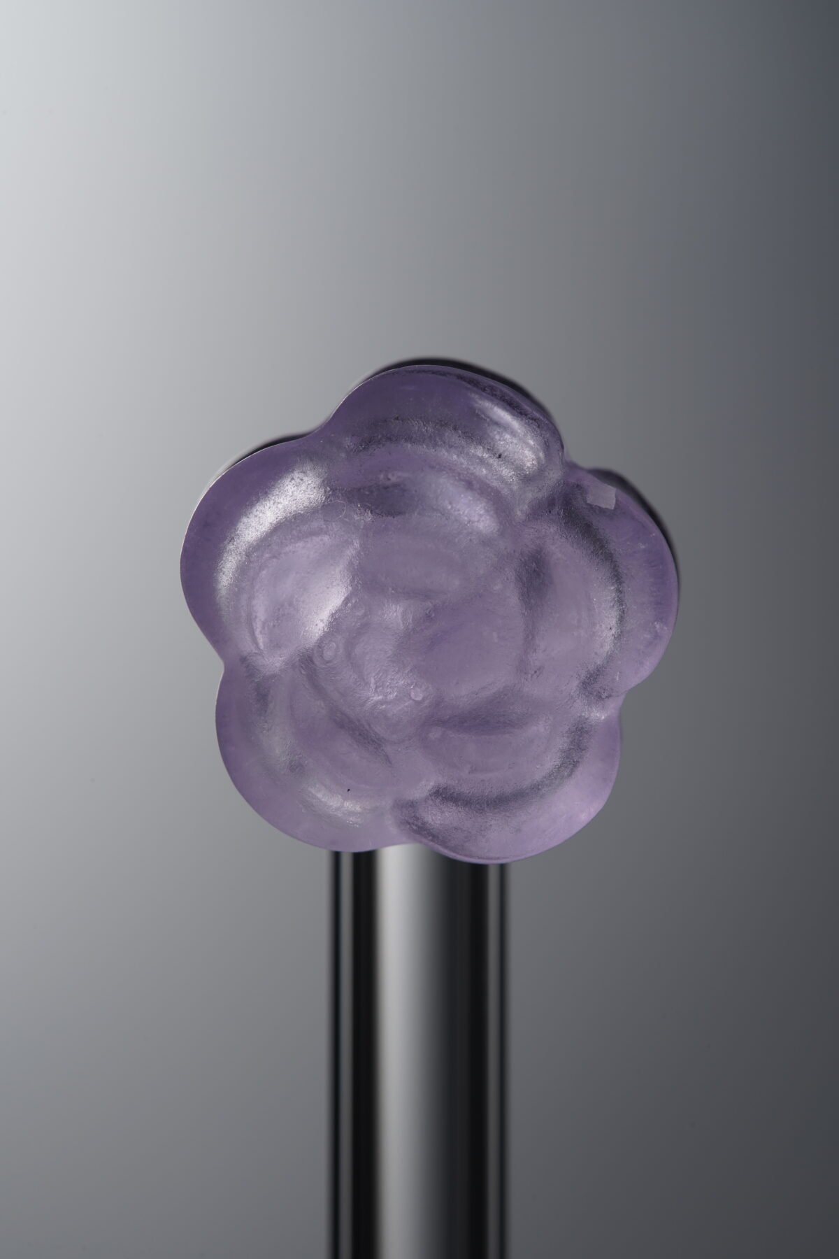 Fluorite-Purple-Double-sided Flower-13mm - Image 3