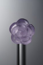Fluorite-Purple-Double-sided Flower-13mm - Image 3