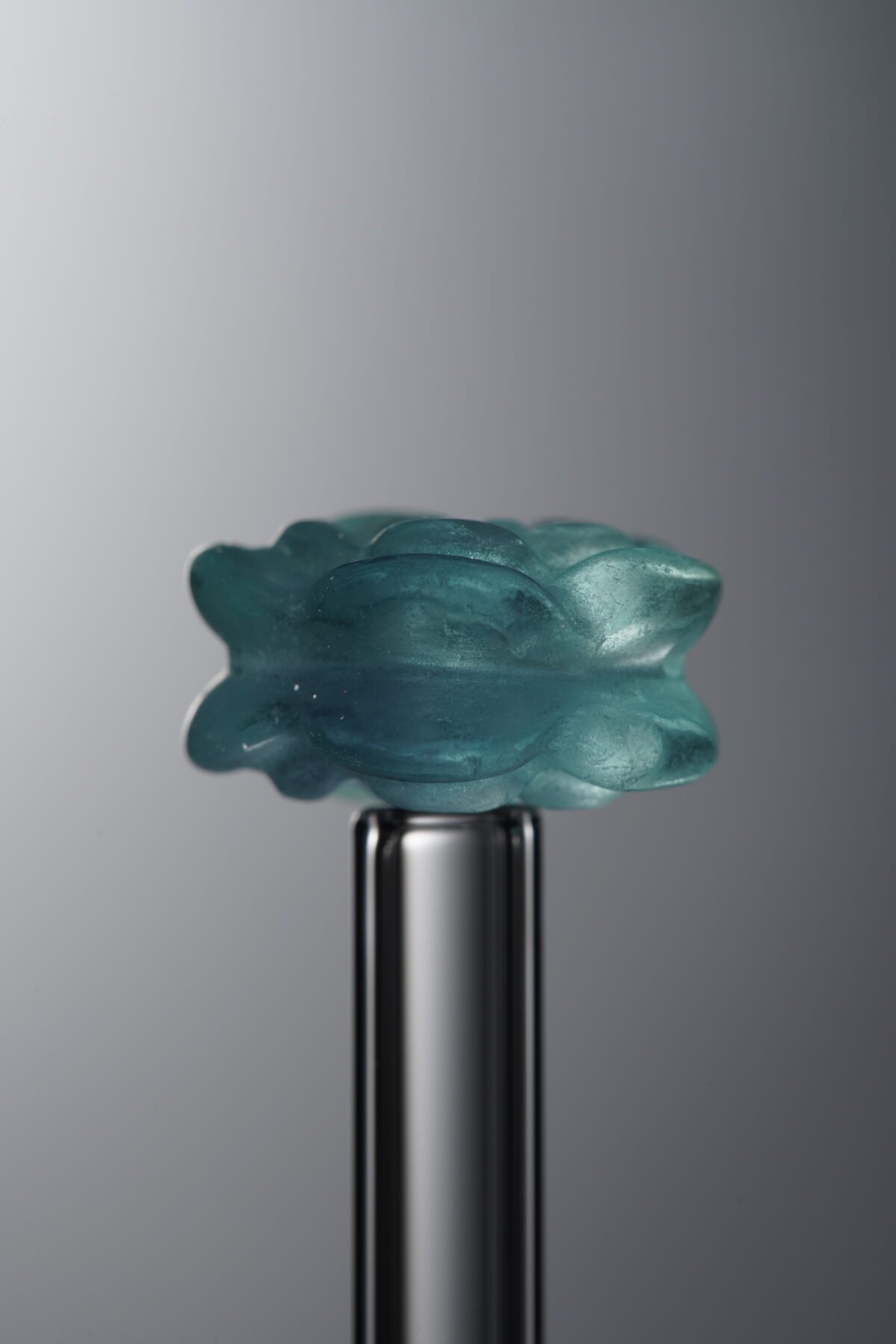 Fluorite-Blue-Double-sided Flower-13mm - Image 2