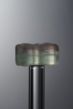 Fluorite-Green-Four-flower Square Plaque-14mm - Image 2