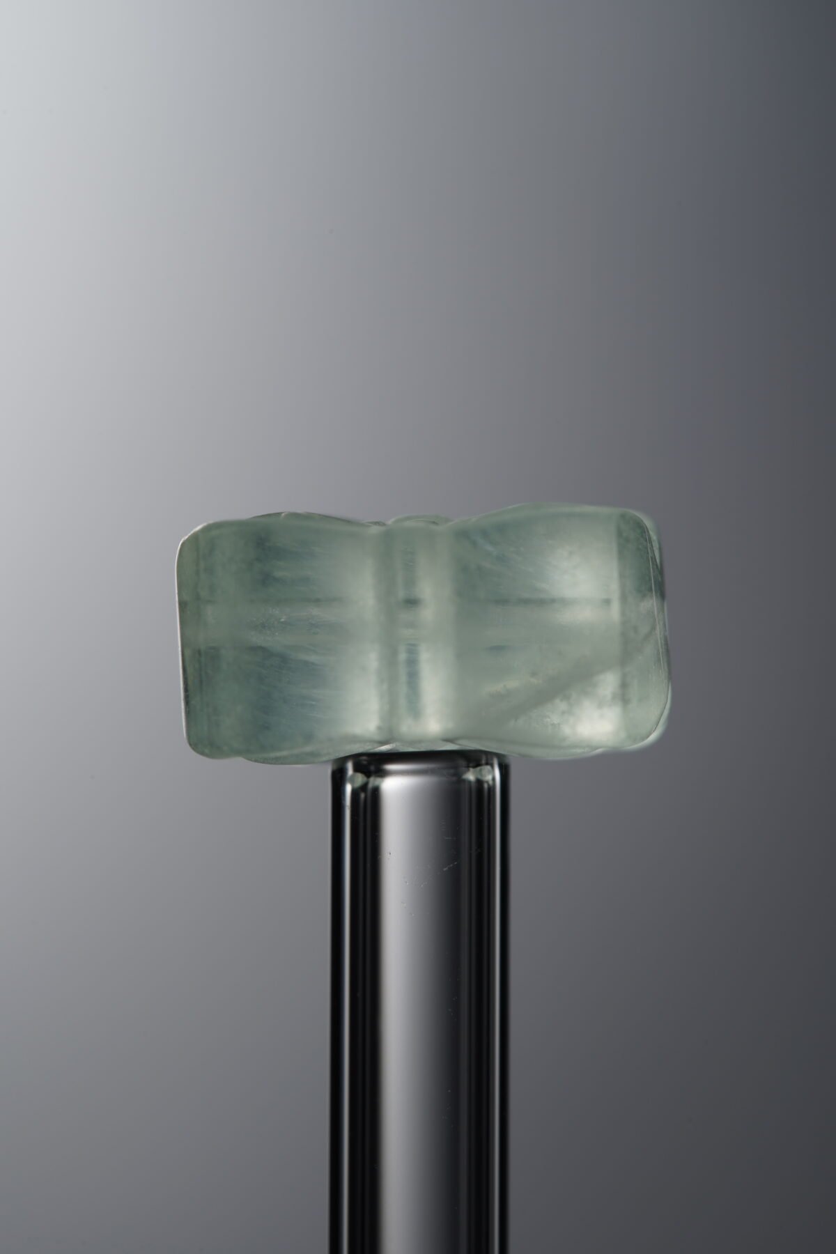 Fluorite-Green-Four-flower Square Plaque-14mm - Image 4