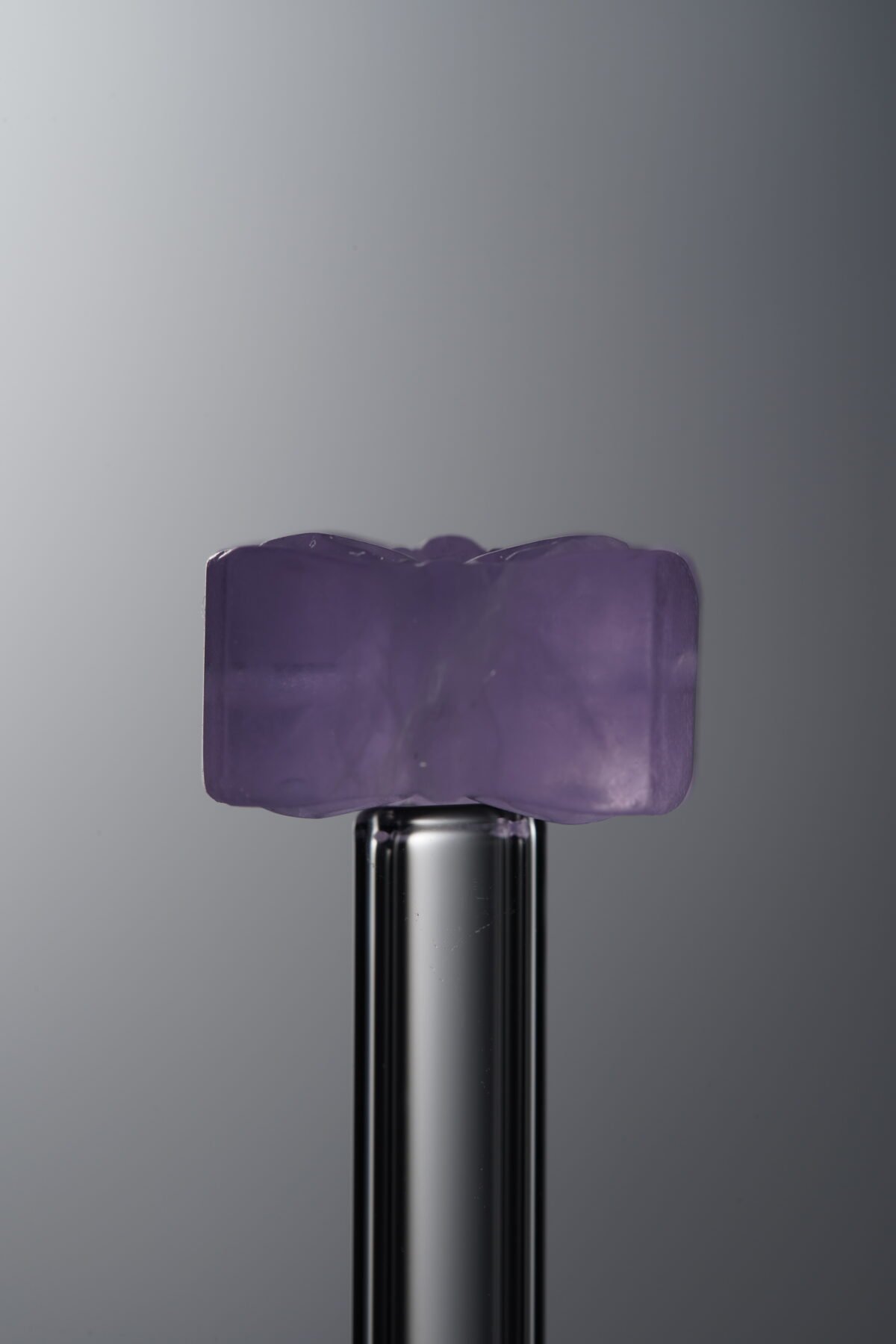 Fluorite-Purple-Four-flower Square Plaque-14mm - Image 4