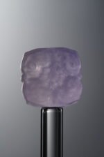 Fluorite-Purple-Four-flower Square Plaque-14mm - Image 3