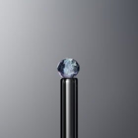 Fluorite-Blue-Diamond-cut Bead-3mm