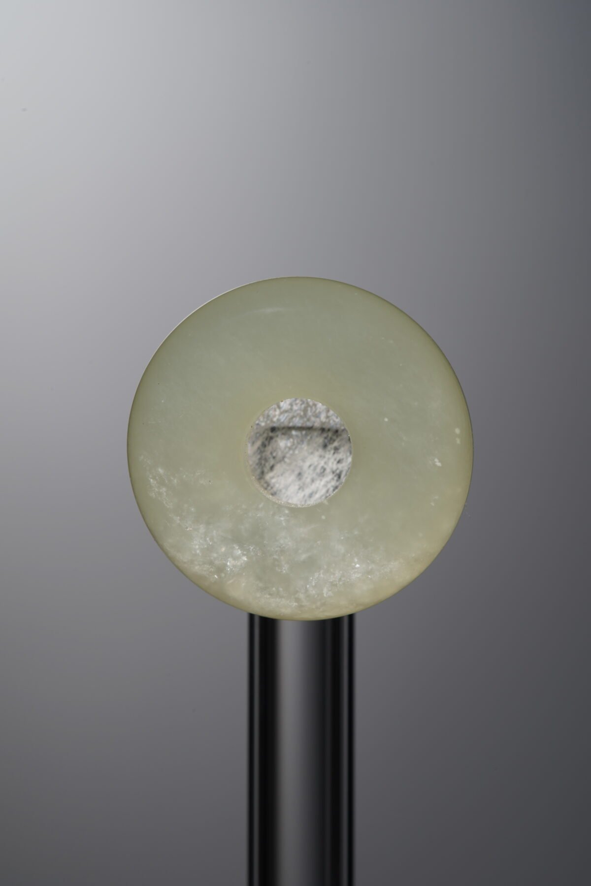 Hetian Jade-Green-Circle-16*4mm - Image 1