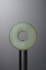 Hetian Jade-Green-Circle-17*4mm