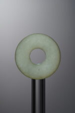 Hetian Jade-Green-Circle-17*4mm - Image 3
