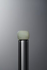Hetian Jade-Green-Barrel Bead-6mm
