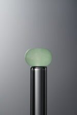 Tianshan Jade-Green-Flat Round Bead-8mm - Image 4