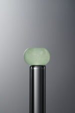 Tianshan Jade-Green-Flat Round Bead-8mm - Image 2