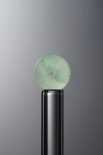 Tianshan Jade-Green-Flat Round Bead-8mm