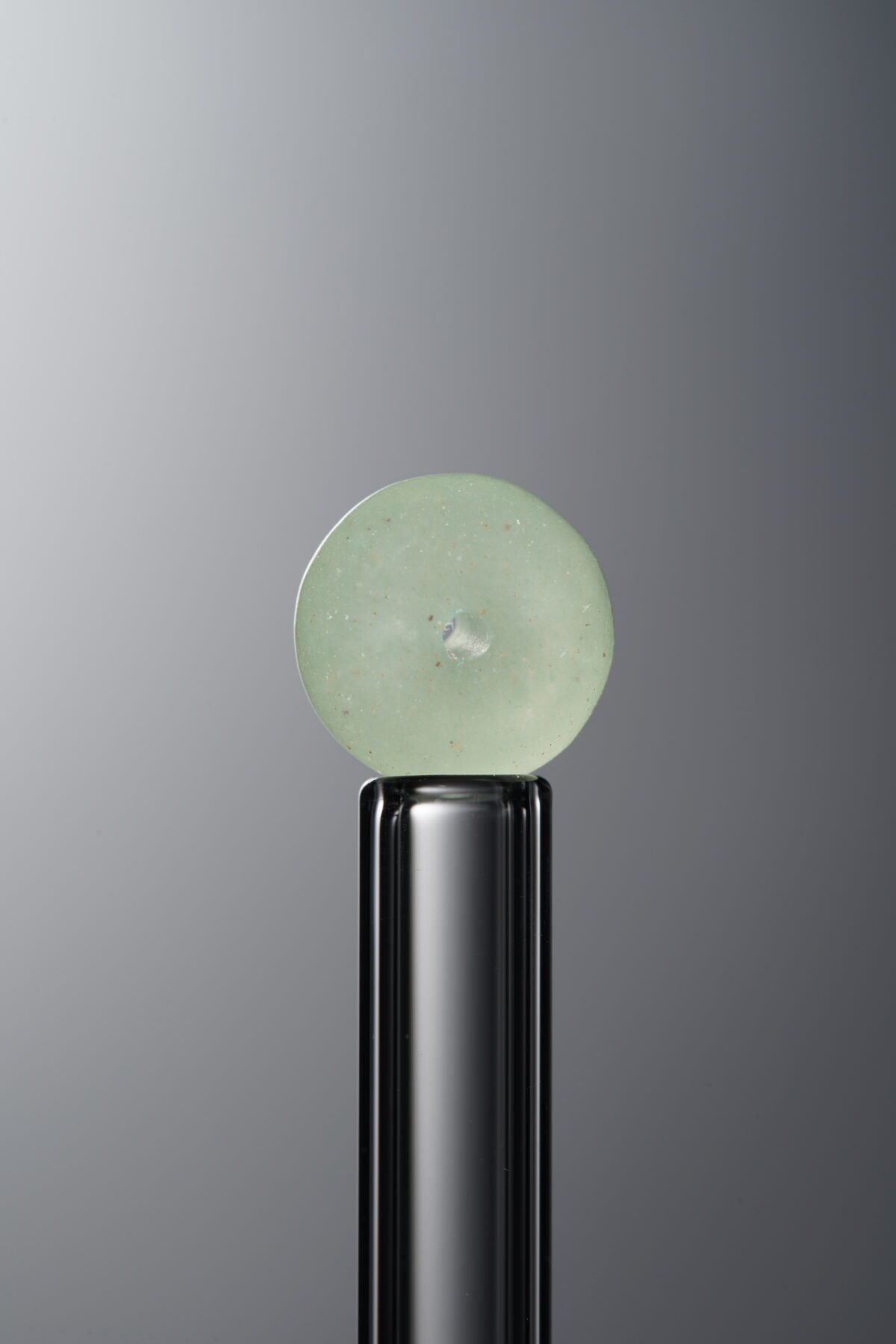 Tianshan Jade-Green-Flat Round Bead-8mm - Image 3