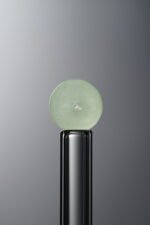 Tianshan Jade-Green-Flat Round Bead-8mm - Image 3