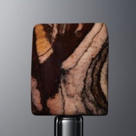 oil clay painting-Brown-Rectangle Plaque-16mm