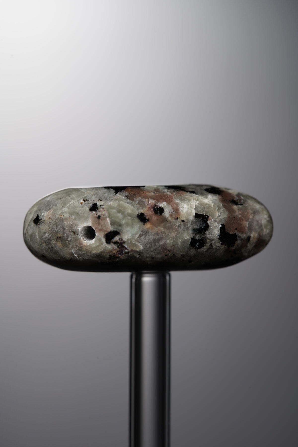 Flame Stone-Gray-Heart-30mm - Image 2