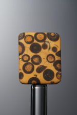 Leopard Stone-Brown&Gray-Rectangle Plaque-16mm - Image 2