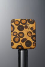 Leopard Stone-Brown&Gray-Rectangle Plaque-16mm - Image 2