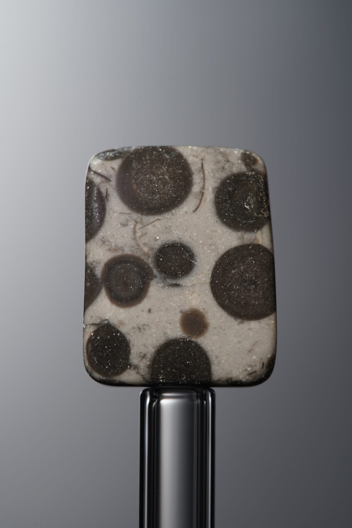 Leopard Stone-Brown&Gray-Rectangle Plaque-16mm - Image 1
