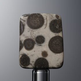 Leopard Stone-Brown&Gray-Rectangle Plaque-16mm