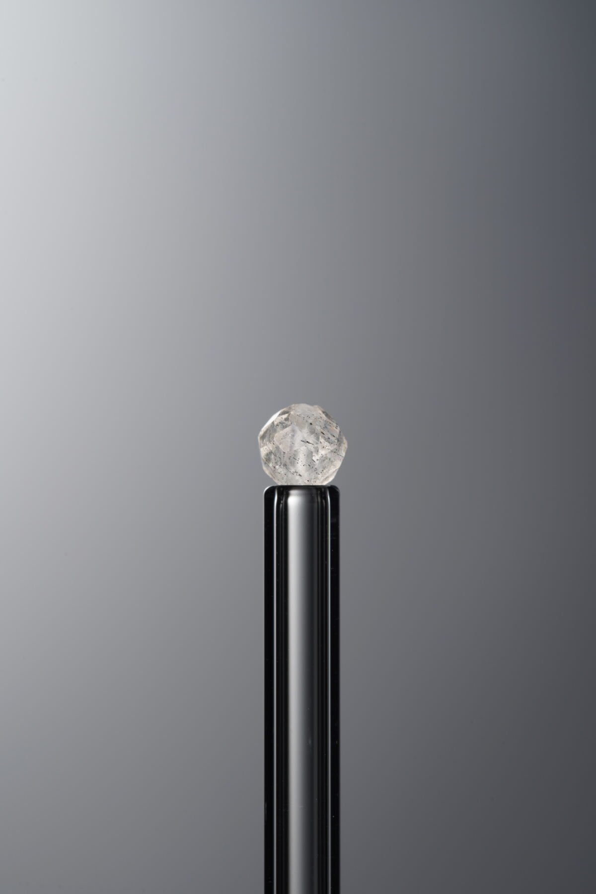 Moonstone-Gray-Diamond-cut Bead-3mm - Image 3