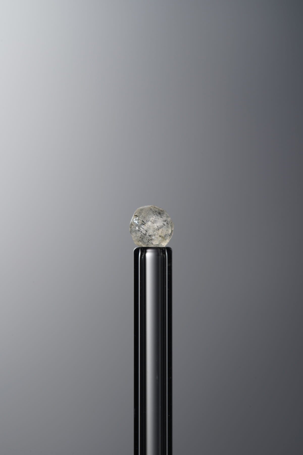 Moonstone-Gray-Diamond-cut Bead-3mm - Image 2
