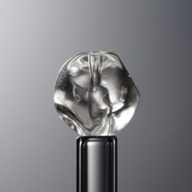 Crystal-White-Round Freeform-10mm