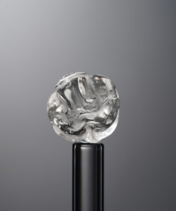 Crystal-White-Fox Bead-12mm