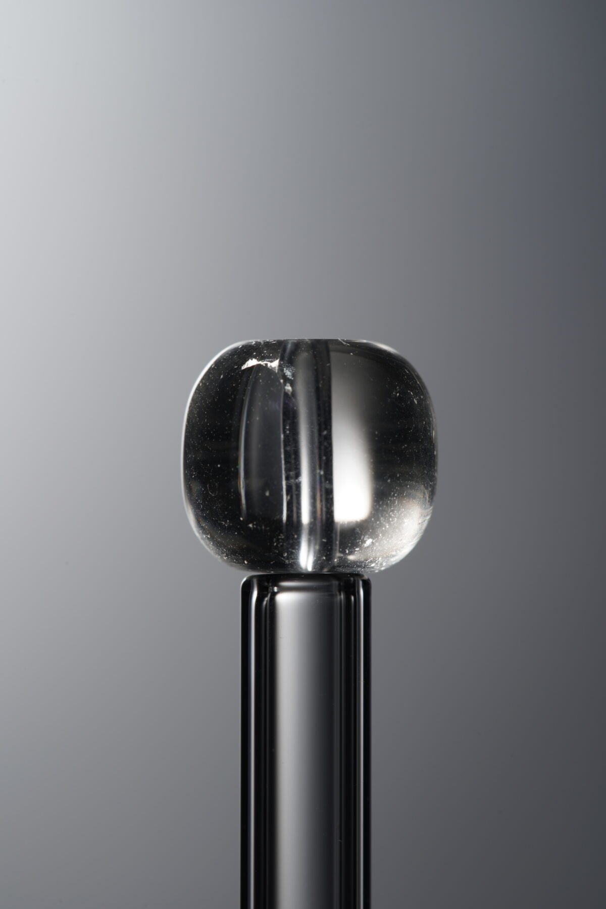 Crystal-White-Barrel Bead-9mm - Image 2