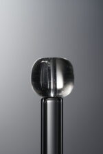 Crystal-White-Barrel Bead-9mm - Image 2