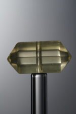 Crystal-Yellow-Double-point Rectangle Block-19mm