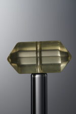 Crystal-Yellow-Double-point Rectangle Block-19mm