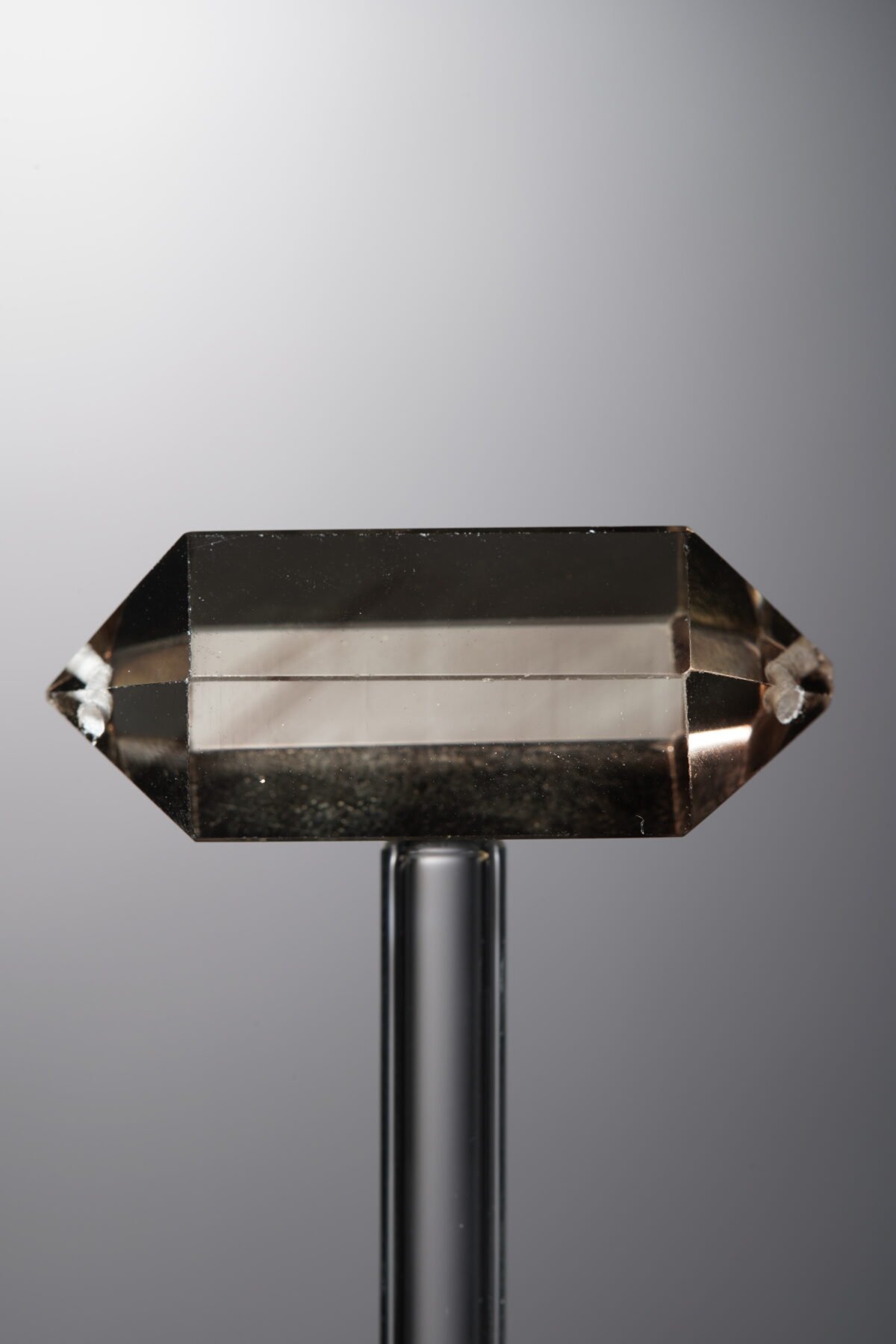Crystal-Brown-Double-point Rectangle Block-31mm - Image 1