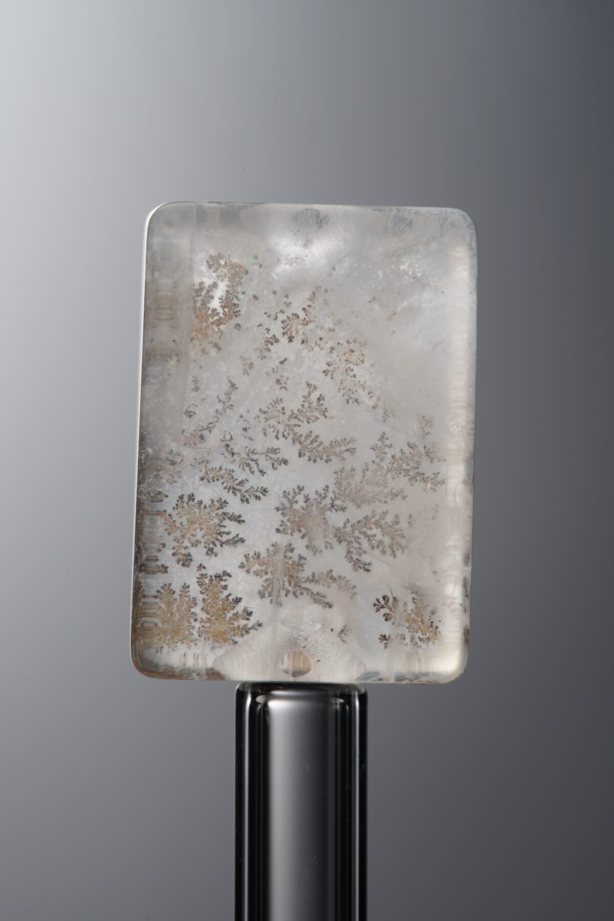 Crystal-Brown-Tree-flower Rectangle Plaque-18mm - Image 3