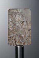 Crystal-Brown-Tree-flower Rectangle Plaque-22mm