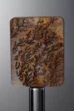 Crystal-Brown-Tree-flower Rectangle Plaque-22mm - Image 3