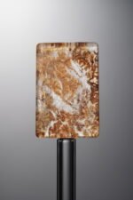 Crystal-Brown-Tree-flower Rectangle Plaque-25mm - Image 3