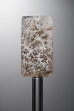 Crystal-Brown-Tree-flower Rectangle Plaque-29mm