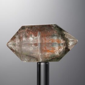 Crystal-Red&Green-Double-point Rectangle Block-29mm