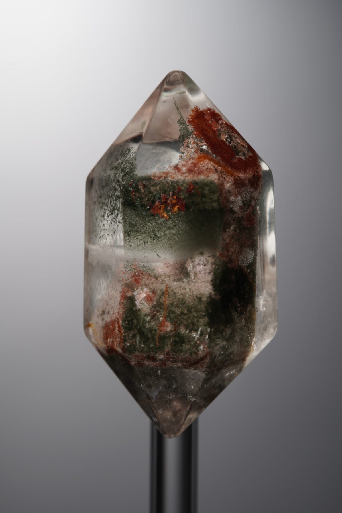 Crystal-Red&Green-Double-point Rectangle Block-38mm - Image 3