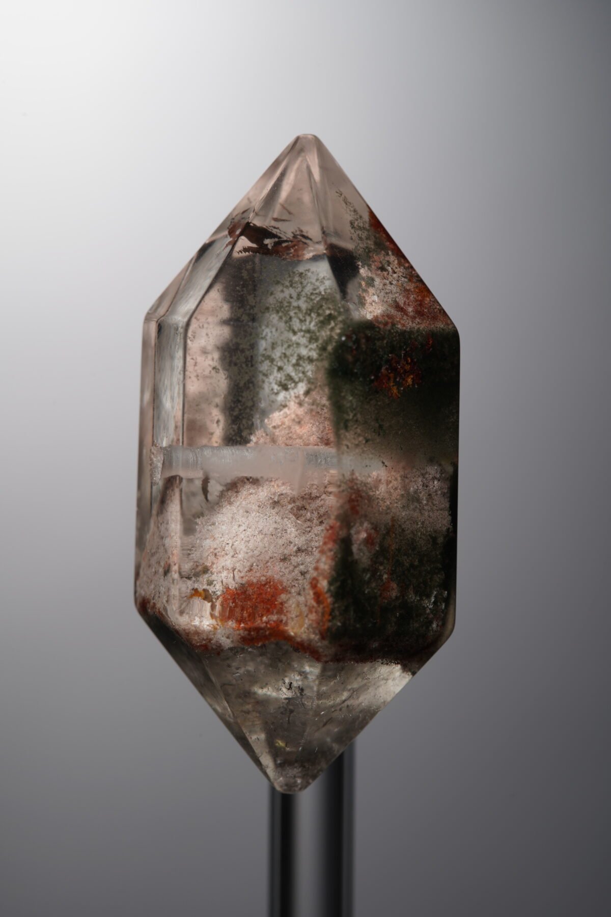 Crystal-Red&Green-Double-point Rectangle Block-38mm - Image 2