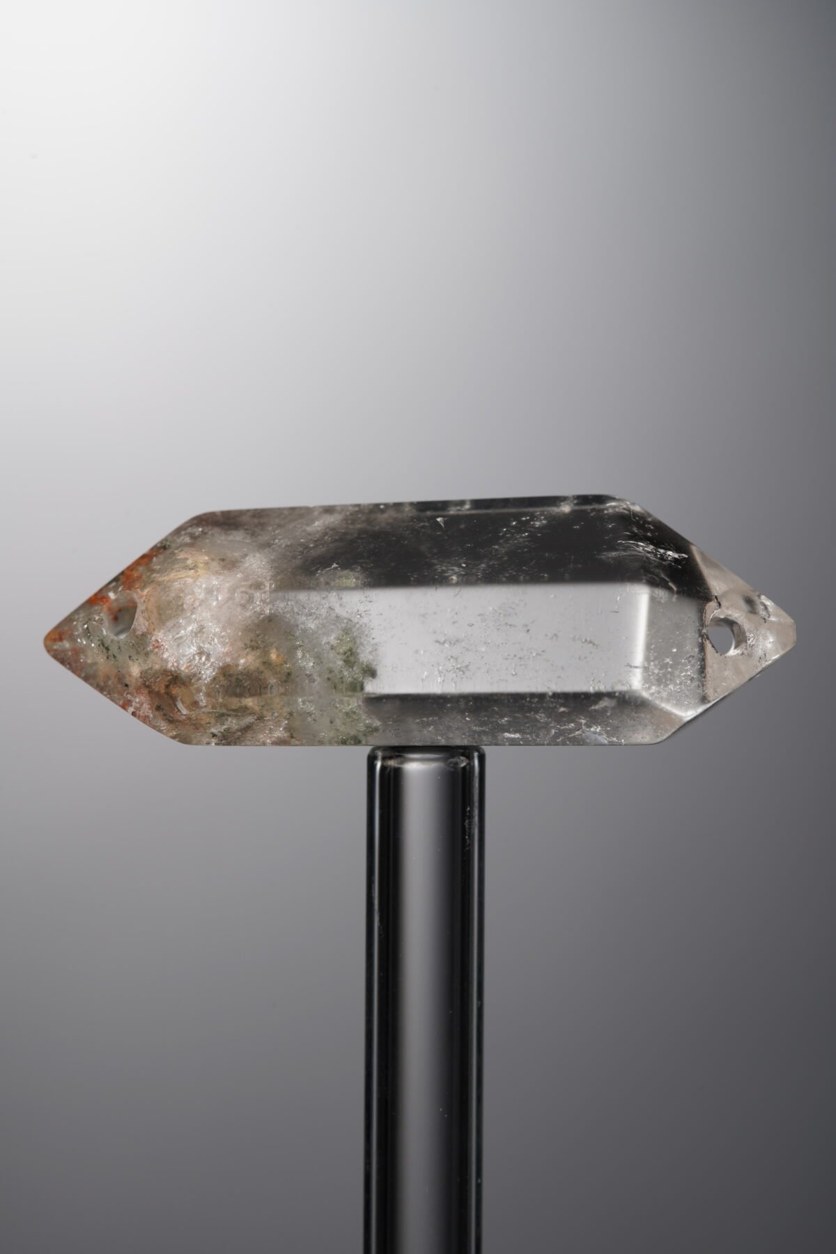 Crystal-Red&Green-Double-point Rectangle Block-32mm - Image 1