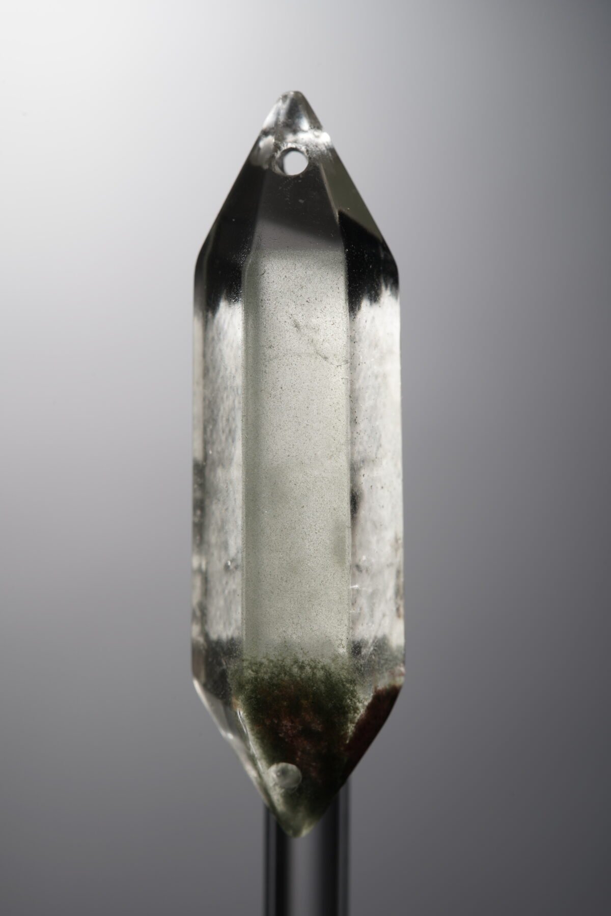 Crystal-Red&Green-Double-point Rectangle Block-43mm - Image 1