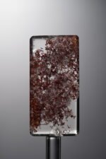 Crystal-Red-Rectangle Plaque-33mm