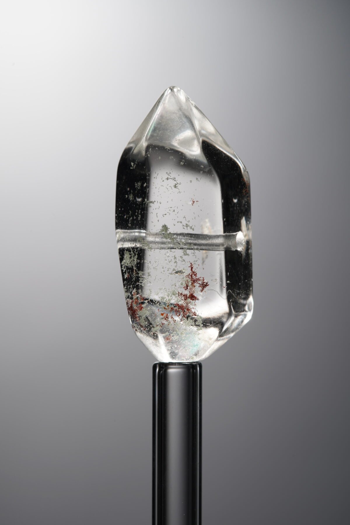Crystal-Red&Green-Single-point Rectangle Block-28mm - Image 2