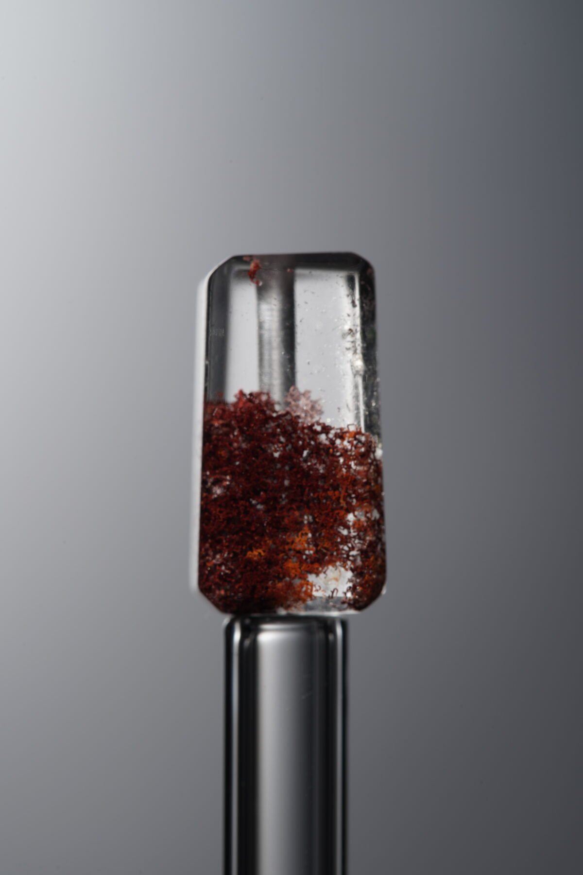 Crystal-Red-Rectangle Block-14mm - Image 1